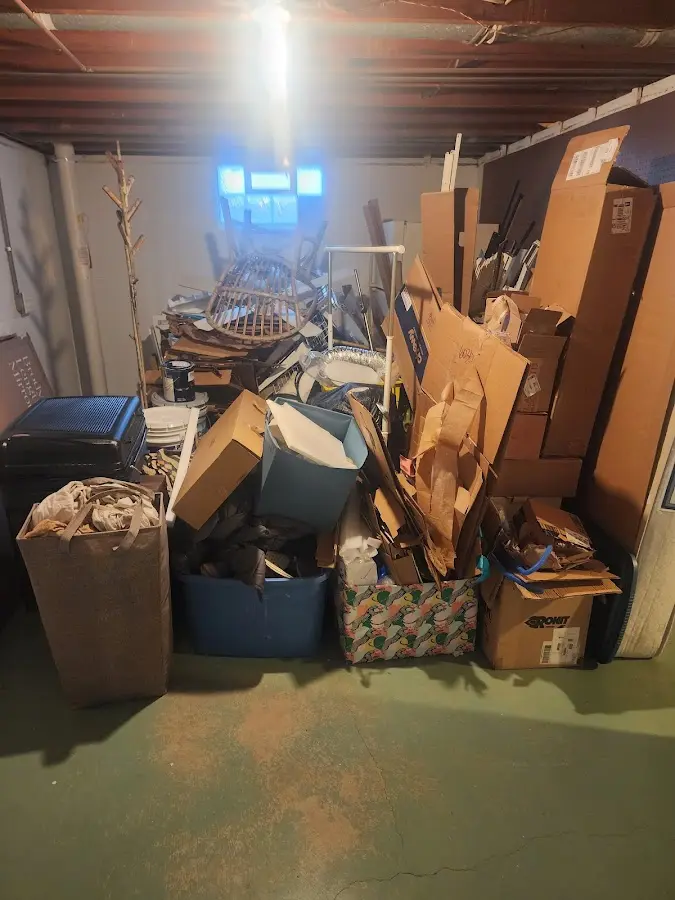 Roll-off dumpster container at job site for 20 Yard Dumpster Rental in Opp